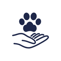 Pet behaviour support icon